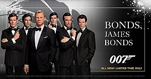 Madame Tussauds Orlando to Unveil Figures of All Six James Bonds on National James Bond Day