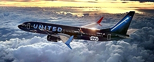 United Airlines new Star Wars: The Rise of Skywalker 737-800 aircraft will take flight in November