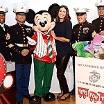 Actress and Singer/Songwriter Mandy Moore Kicks off shopDisney.com|Disney store - Toys for Tots Holiday Toy Drive