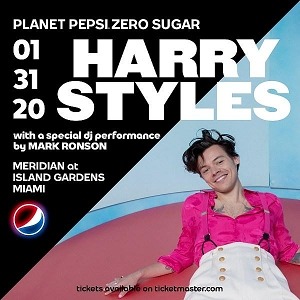 Harry Styles to Headline Pepsi Zero Sugar Super Bowl LIV Party on Friday, Jan. 31 with Special DJ Performance by Mark Ronson