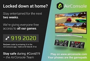 AirConsole Is Giving Everyone Free Access to All of Their Video Games During Covid-19 Lockdowns