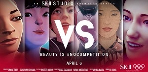 Beauty is #NOCOMPETITION: SK-II and Simone Biles Battle World’s Biggest Beauty Troll to Announce Upcoming Release of “VS” – an SK-II Studio Animated Series