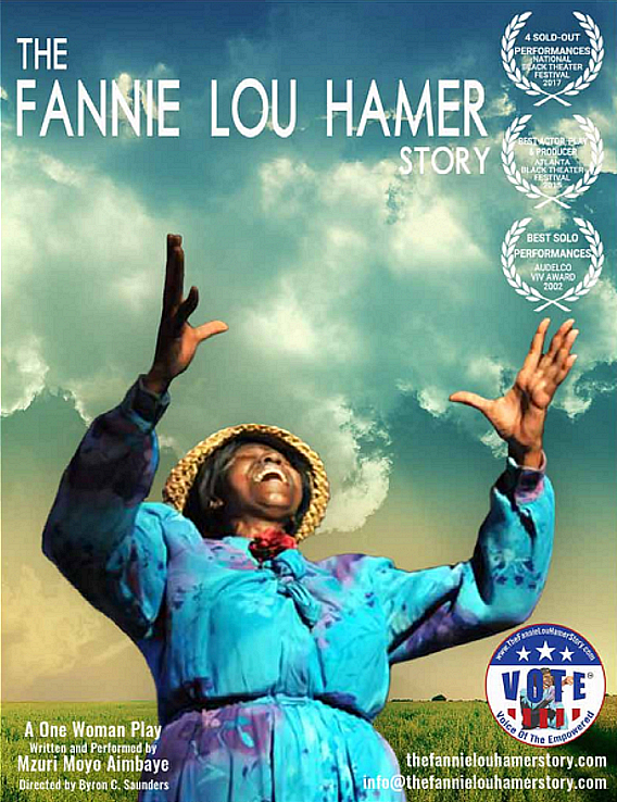 Juneteenth Virtual Performance of Mzuri Aimbaye's Play "The Fannie Lou Hamer Story"  June 19, 2020