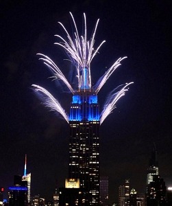 Empire State Building Grand Finale 44th Annual Macy's July 4th Fireworks Spectacular English