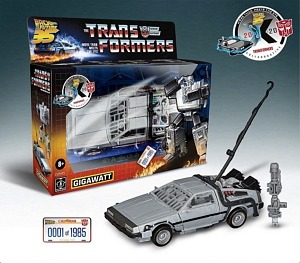 Great Scott! TRANSFORMERS-Back to the Future Collaboration Introduces 'Gigawatt' Character