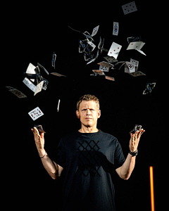 World-Famous Magician and Card-Thrower Rick Smith Jr. Teams Up with Dude Perfect for Second Card Throwing Trick Shots Video