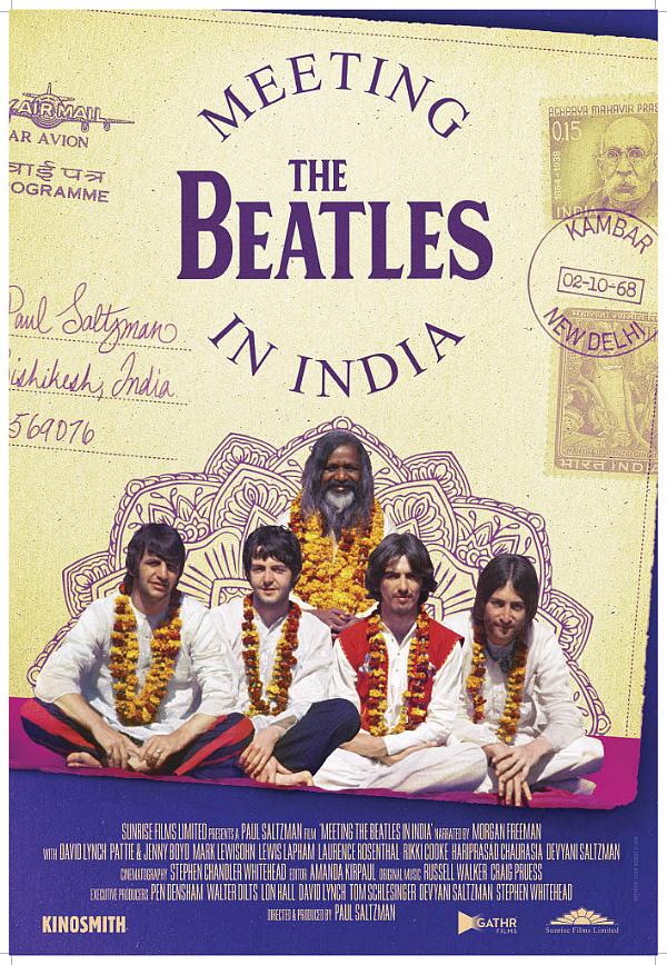 Gathr Films Sets Worldwide Event Cinema Premiere of Emmy-Winning Director Paul Saltzman’s Documentary "Meeting the Beatles in India" for September 9