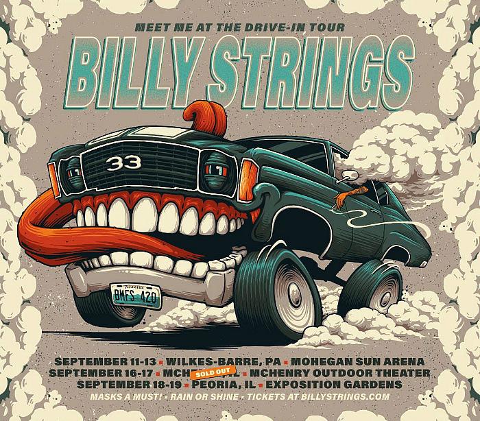 Billy Strings Announces “Meet Me At The Drive-in Tour” - Kicks Off Sept 11 At Mohegan Sun Arena In Wilkes-Barre, Pa