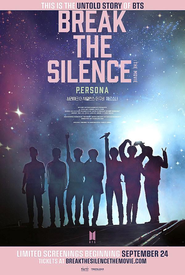Tickets For "BREAK THE SILENCE: THE MOVIE - The Untold STory of BTS" On Sale Now Across US and Canada 