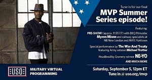 USO to Host Virtual Labor Day Weekend Extravaganza with Ne-Yo and Myron Mixon and The War and Treaty