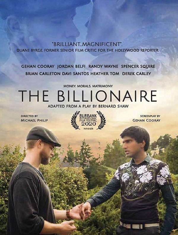 New Comedy Romance THE BILLIONAIRE Wins at Burbank International Film Festival: Producers Seeking Distribution 