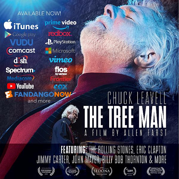 "Chuck Leavell: The Tree Man" Documentary with The Rolling Stones, Eric Clapton, John Mayer, Bill Bob Thorton and More Now Available on VOD Platforms