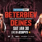 January 30: Unified Light Heavyweight World Champion Artur Beterbiev Defends Belts Against Adam Deines in Moscow LIVE and Exclusively on ESPN+