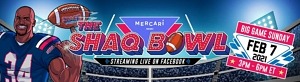 Shaquille O'Neal to Host "Mercari Presents The SHAQ Bowl" - The Ultimate Big Game Kickoff Show Live From Tampa on Feb. 7