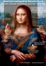 Mona Lisa + Salvator Mundi Overlay Proves Shared Christmas Sunrise 1500 Ad